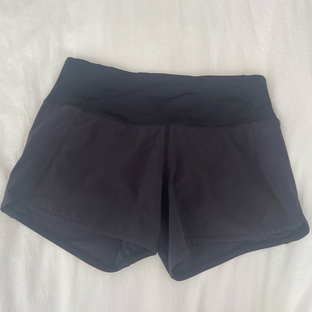 Black lululemon shorts